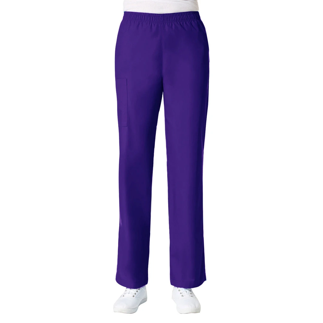 Womens Medical Maevn Core Womens Full Elastic Band Cargo Pant Style 9016 - Petite 28" Fit Size XS - XL