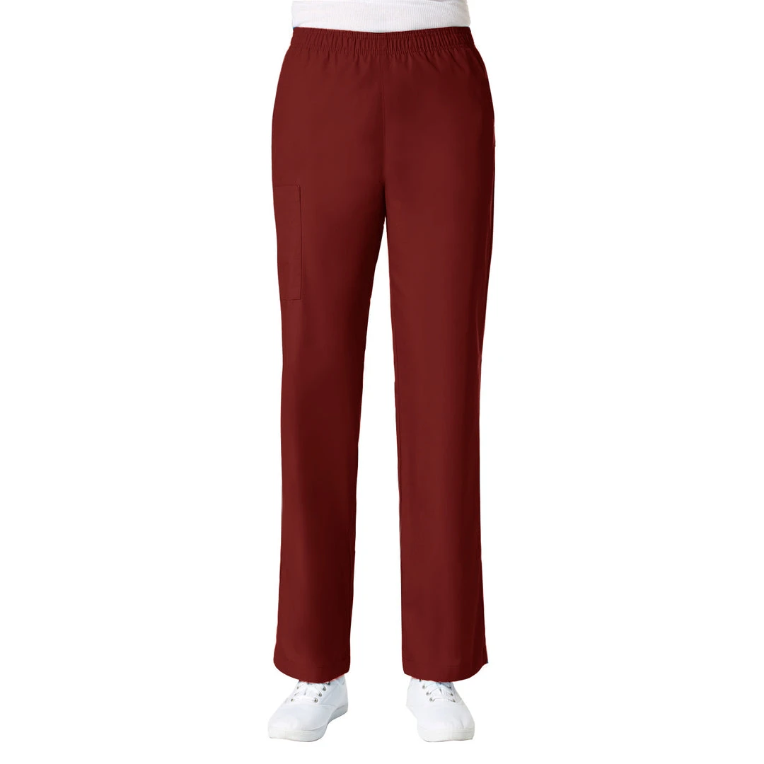 Womens Medical Maevn Core Womens Full Elastic Band Cargo Pant Style 9016 - Petite 28" Fit Size XS - XL