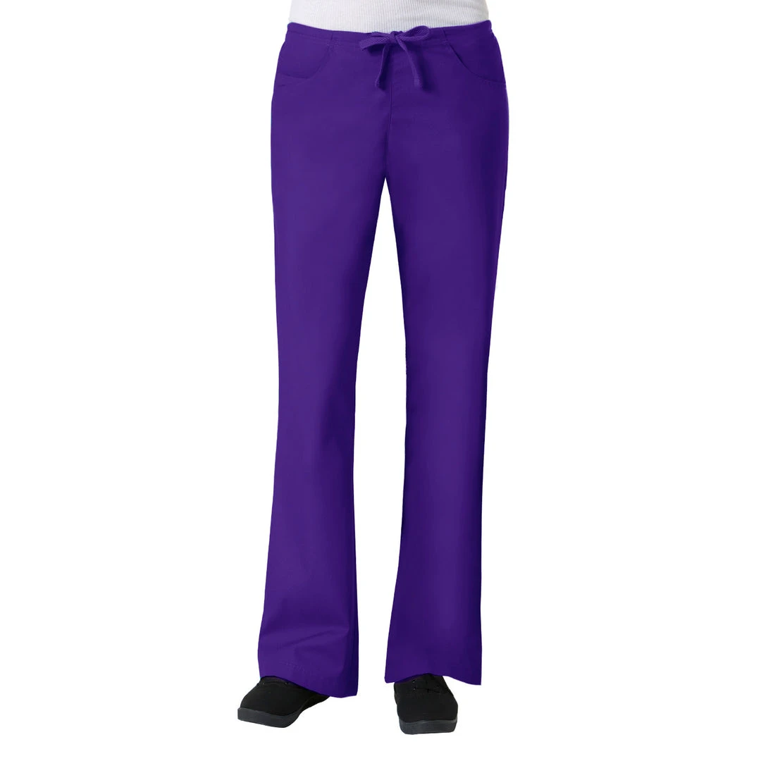 Maevn Core Womens Classic Flare Pant Style 9026 - Tall 33" Fit Size XS - XL Womens Medical