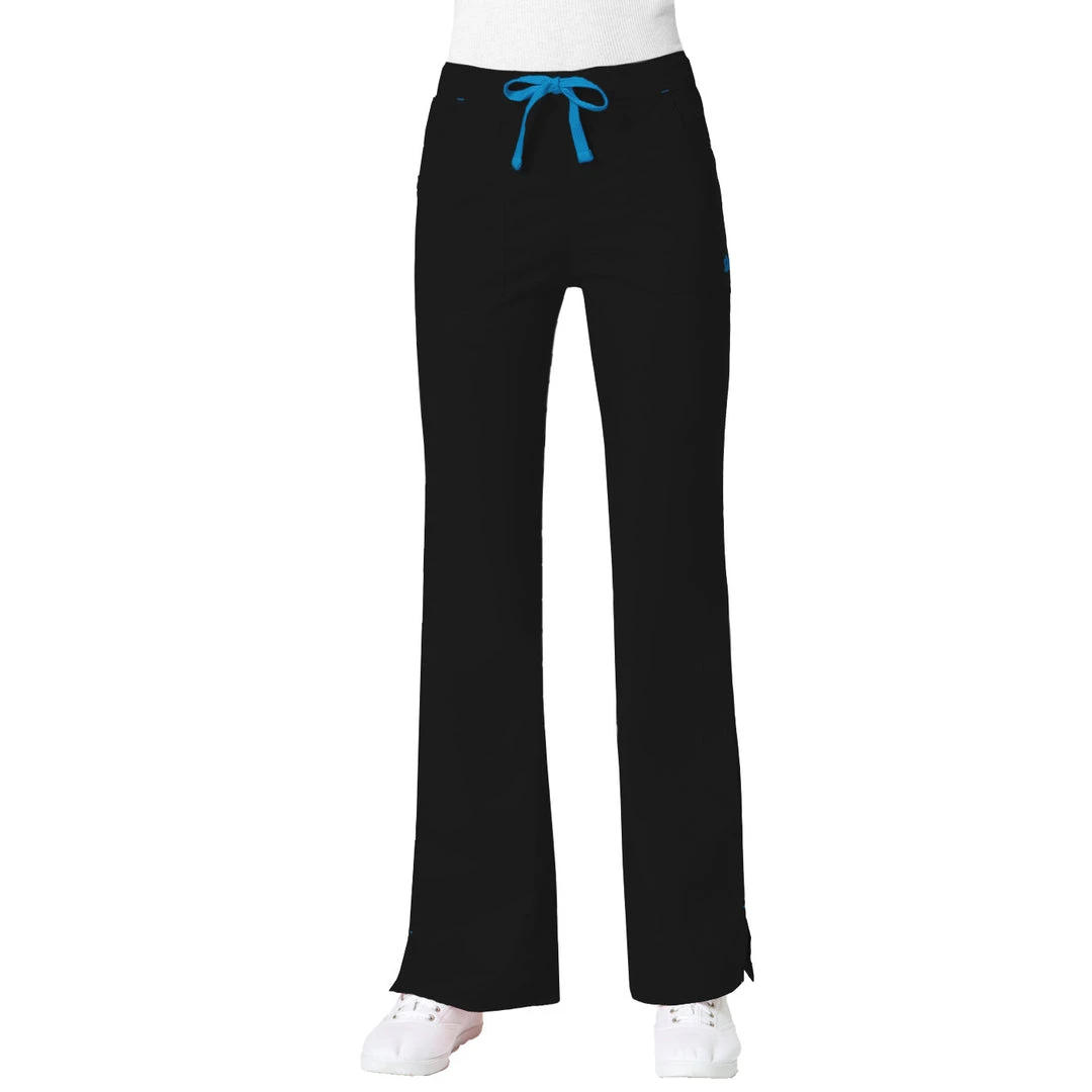 Maevn Women's Blossom Multi Pocket Flare Pant Style - 9102 Petite 28" Fit Sizes XS - 2XL Womens Medical