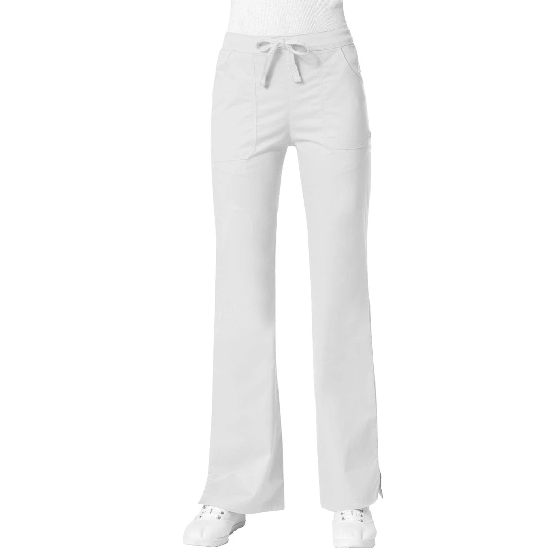 Maevn Women's Blossom Multi Pocket Flare Pant Style - 9102 Petite 28" Fit Sizes XS - 2XL Womens Medical