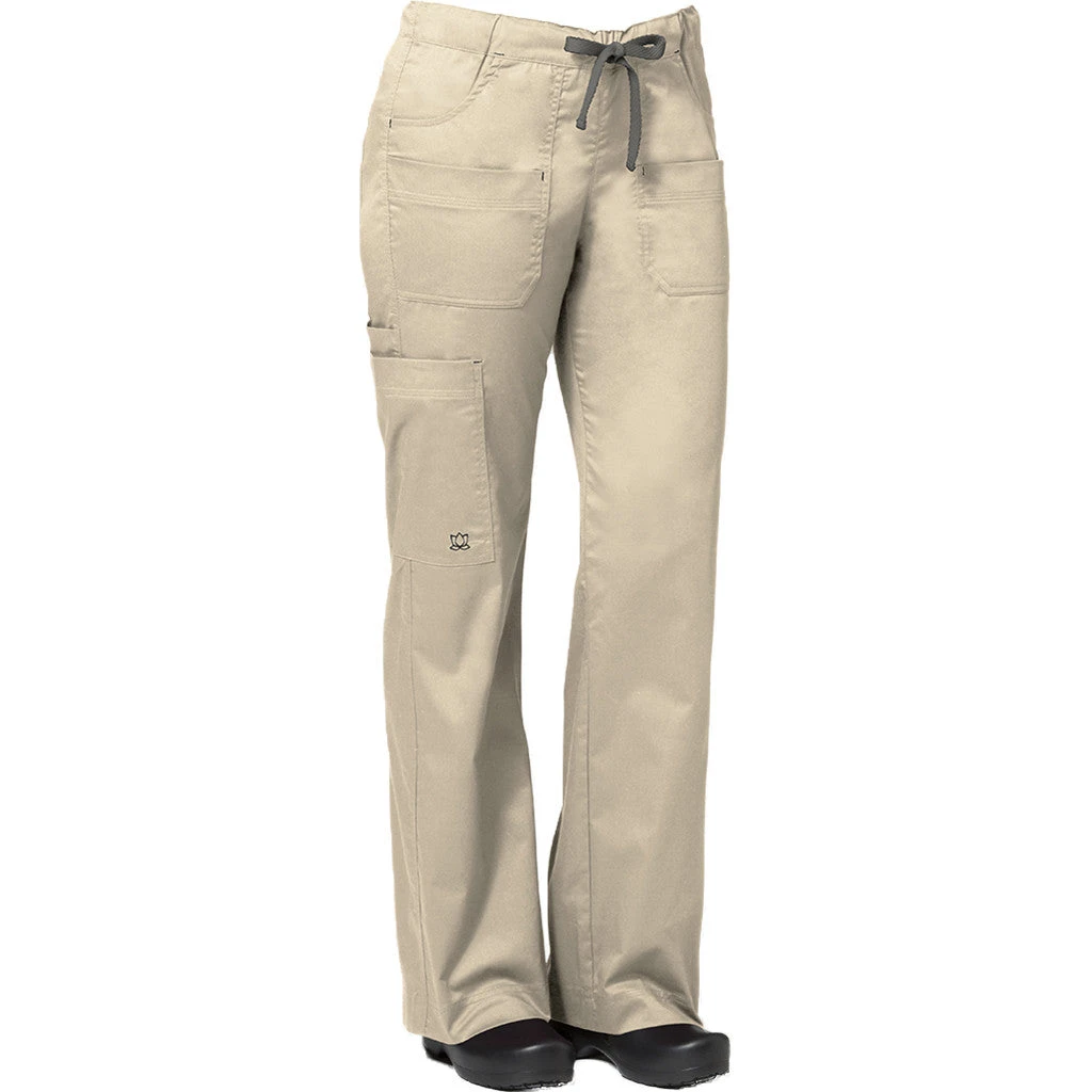 Womens Medical Maevn Women's Blossom Multi Pocket Utility Cargo PantStyle - 9202 Petite 28" Plus FitSizes XXL - 3XL