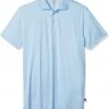 Lee Men's Light Blue Dry Fit Polo Shirt A9536YL Short Sleeve Uniform Sizes S To XL