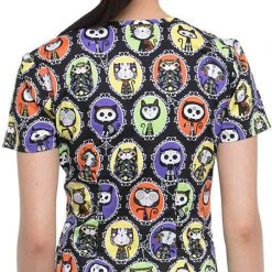 Dickies Medical Womens Medical Dickies Women’s V-Neck Print Scrub Top DK700 DIGA Size XXS To L