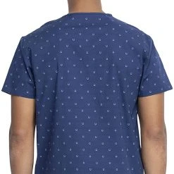 Dickies Medical Dickies Mens Print Scrub Top DK725 LKLU "Lucky U" Sizes XL To 5XL Printed Tops