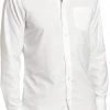 Lee Men's White Long Sleeve Oxford Shirt E9341 Sizes S To 3XL