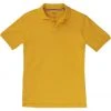 French Toast Toddlers Short Sleeve Pique Polo Sizes 2T - 4T Gold, Gray, Hunter Green, Navy, Red, White, Yellow, Light Blue, Burgundy
