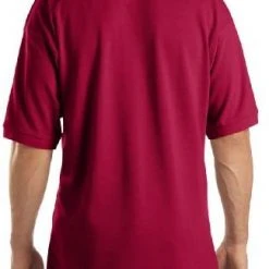 Dickies School Dickies Men's English Red Short-Sleeve Pique Polo Shirt KS5552-ER Size M - XL