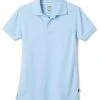 Girls Lee Uniform Short Sleeve Kids Pique Polo - Light BlueSizes XS - XXL