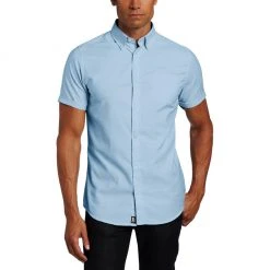 Lee Button Down Short Sleeve Oxford Shirt E9342 White, Light Blue, Yellow Sizes S - 4XL Women/Junior