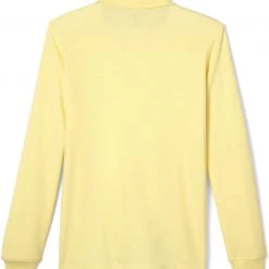 French Toast Men's Yellow Long Sleeve Pique Polo SA9085 Sizes S, M, L, XL & 2XL