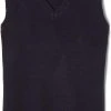Girls French Toast Kids Navy V-Neck Sleeveless SweaterSizes XS - XXL