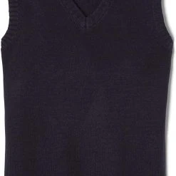 Girls French Toast Kids Navy V-Neck Sleeveless SweaterSizes XS - XXL