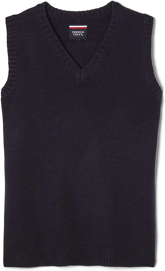Toddlers French Toast Toddler Navy V-Neck Sweater Vest SC9016 Sizes 2T-4T