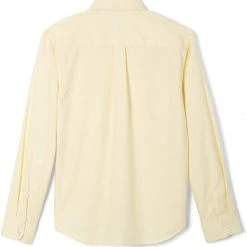 French Toast Mens Husky Yellow Long Sleeve Oxford Shirt SE9002H Sizes L, XL, 2XL