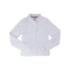 Women/Junior French Toast Juniors White Long Sleeve Pointed Collar Blouse SE9325JL Sizes 42-46