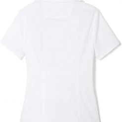 French Toast Girls White Short Sleeve Stretch Blouse SE9393 Sizes 4 - 6X