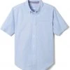 French Toast Boys Light Blue Stretch Short Sleeve Oxford Shirt SE9395 Sizes 16 - 20
