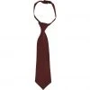 French Toast Kids Adjustable Solid Color Tie Sizes 4 - 20 Burgundy, Navy, Red, Black, Gray, Green, Khaki Girls