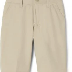French Toast Boys Khaki Stretch Flat Front Short SH9252 Size 20