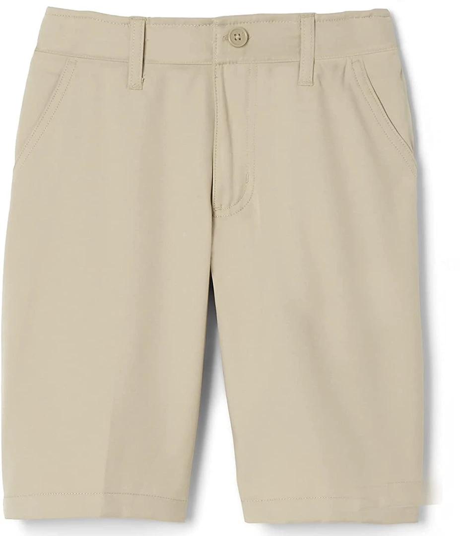 French Toast Boys Khaki Stretch Flat Front Short SH9252 Size 20