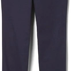 French Toast Womens Navy Straight Leg Pant Adjustable Waist SK9490 Size 10 Women/Junior