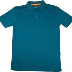 Jet Set Uniforms Seasun Mens Teal Green Classic Fit Short Sleeve Dry-Fit Polo Sizes S To 2XL