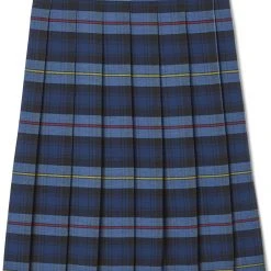 Girls Blue / Red Plaid Pleated Skirt SV9098-F1 French Toast Uniforms Size 18