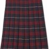 Girls Navy / Red Plaid Pleated Skirt SV9098-J1 French Toast Uniforms Sizes 16 - 20