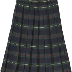 Juniors Green Plaid Pleated Skirt SV9098JL French Toast Uniforms Sizes 3 - 13 Women/Junior