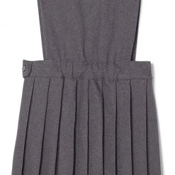 French Toast Toddlers V-Neck Pleated Jumper Sizes 2T - 4T Navy, Khaki, Gray
