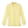 French Toast Girls Yellow Long Sleeve Stretch Polo SA9430 Sizes 16 - 20