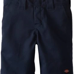 Dickies School Dickies Boys Navy Flat Front Flex Waist Short Xtra Pocket QR200-NVY Size 04 - 20