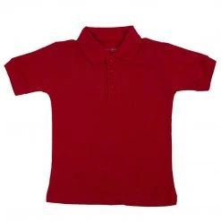 Galaxy Toddlers Unisex Short Sleeve Pique Polo Size 2T - 4T White, Burgundy, Light Blue, Hunter Green, Red, Navy, Purple, Yellow, Gold, Orange, Royal Blue