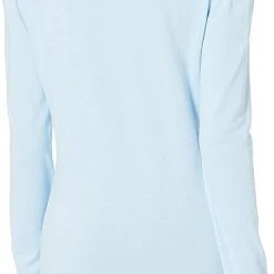 French Toast Juniors Light Blue Long Sleeve Stretch Pique Polo SA9430JL Sizes XS - XL Women/Junior