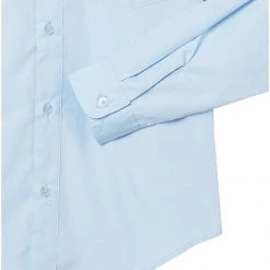 French Toast Mens Light Blue Husky Long Sleeve Dress Shirt SE9004YH Sizes L - 2XL