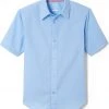 French Toast Boys Light Blue Husky Short Sleeve Dress Shirt SE9005H Sizes 12H To 18H