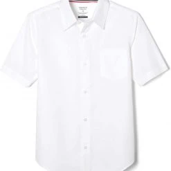 French Toast Mens White Broadcloth Shirt SE9005Y Sizes S To 2XL